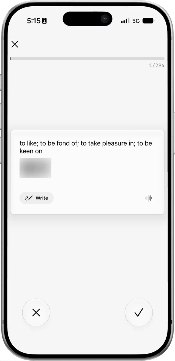 TONGUES widgets screen